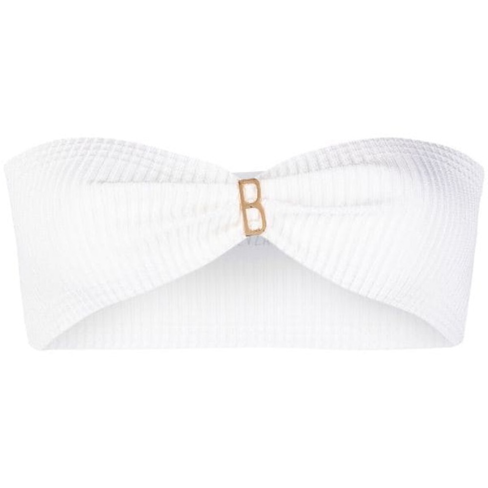 BEVZA 'BEVZA' CROP TOP - WHITE